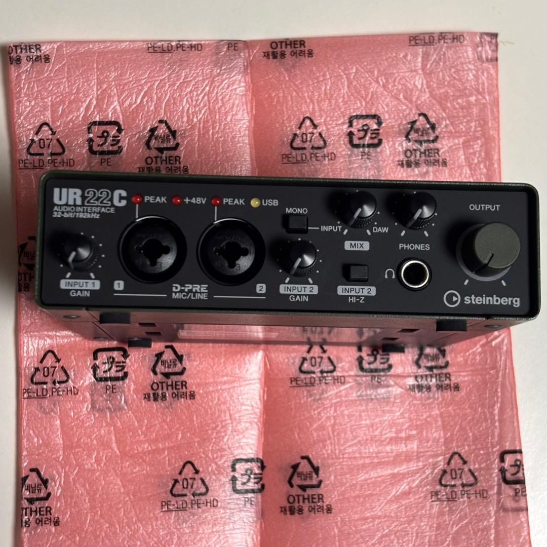 Steinberg UR22C USBオーディオインターフェイス