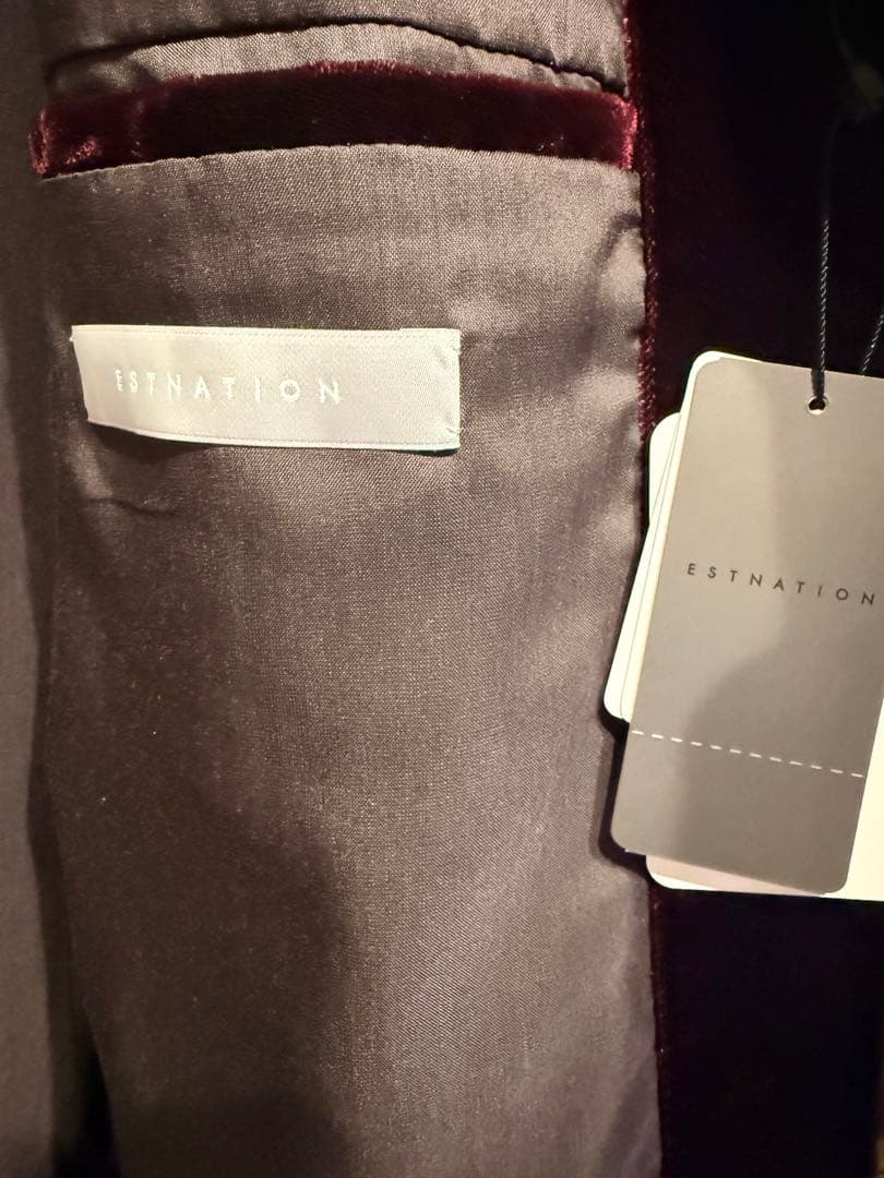 ESTNATION バーガンディ ベルベット髭男ボーカル藤原さん着用色違い