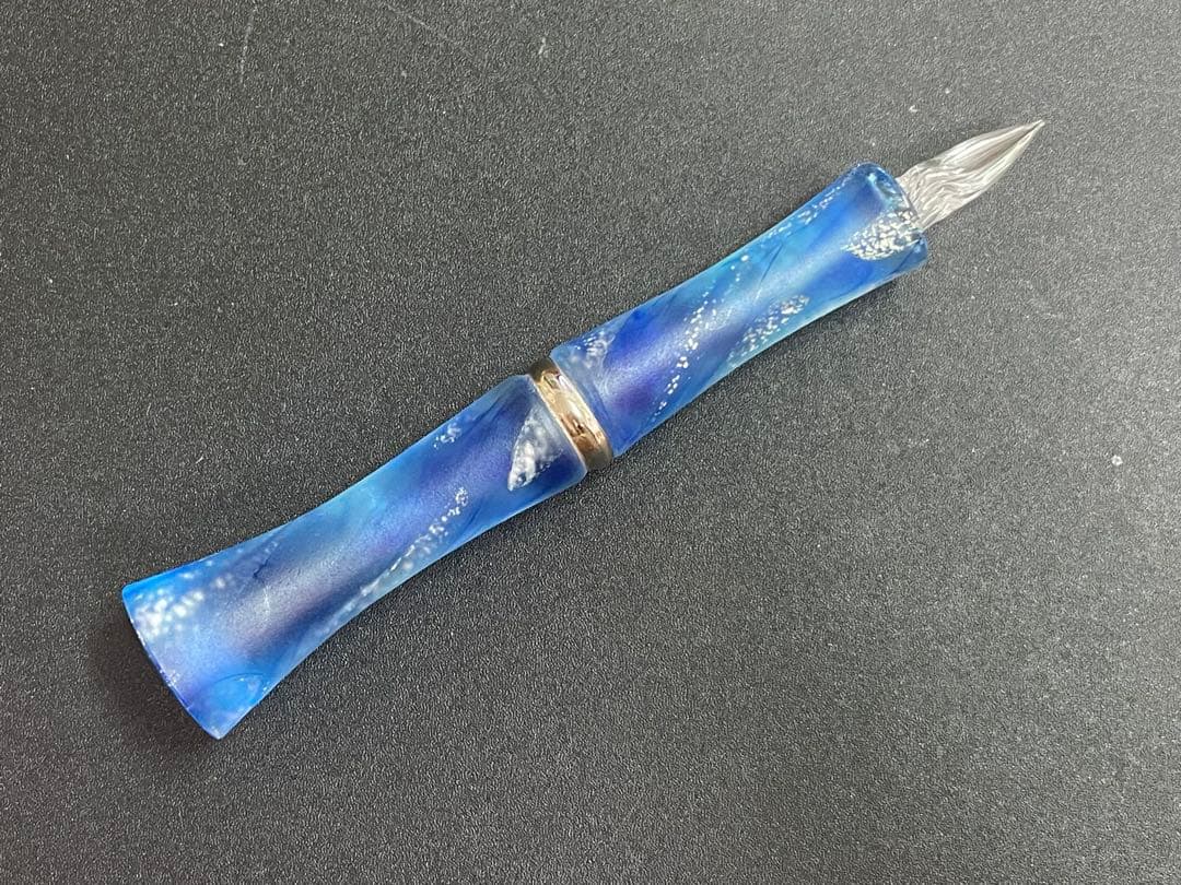 Glass Studio TooS「TAKETORI 朧月(千早色)」ガラスペン