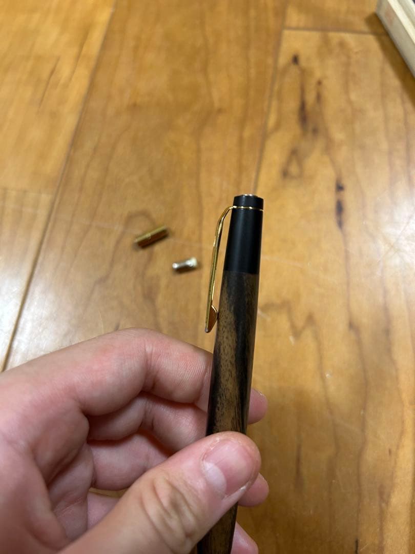 湯さま専用【野原工芸】【ジャンク】シャーペン　新型　特上黒柿