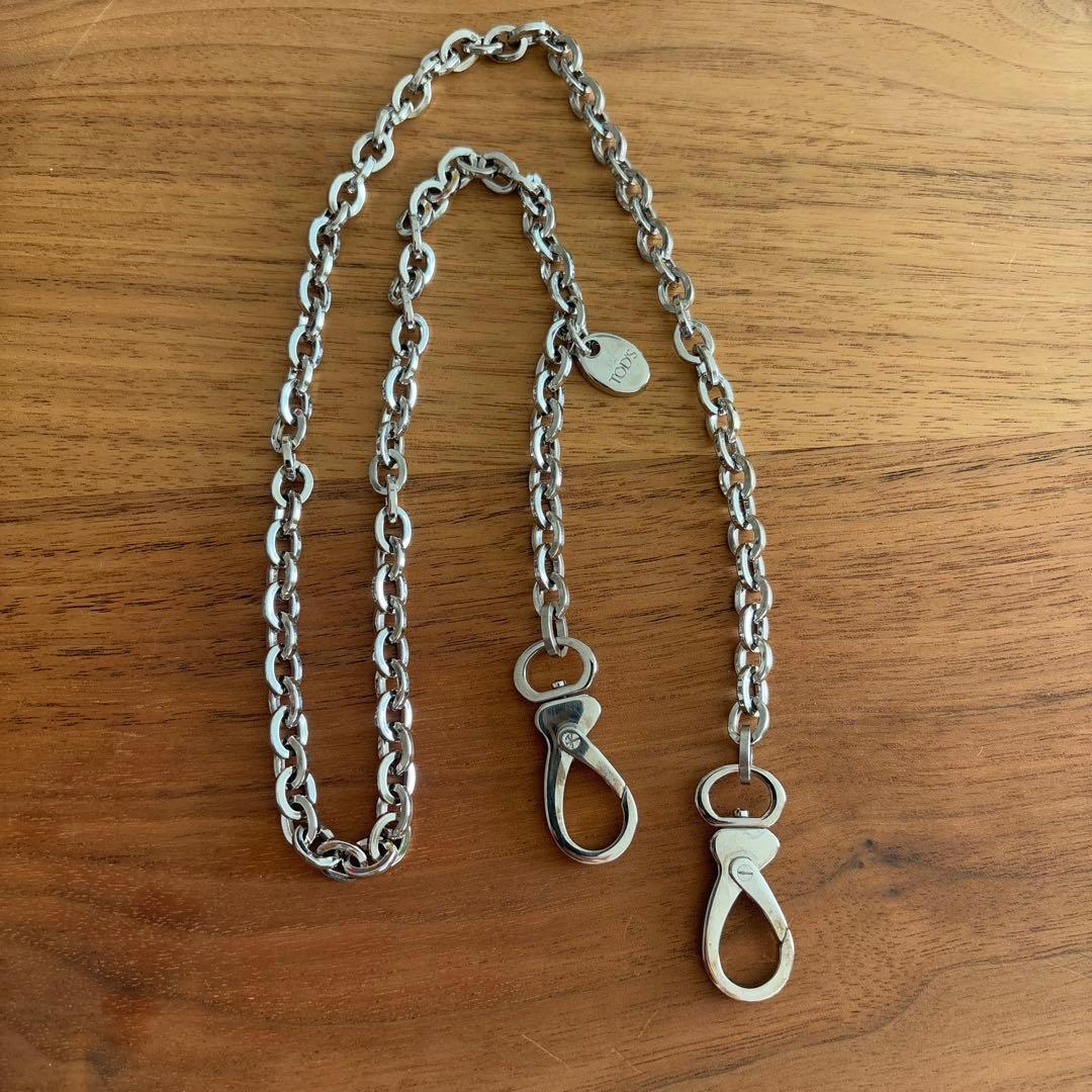 トッズ 2way チェーンバッグ　パイソン