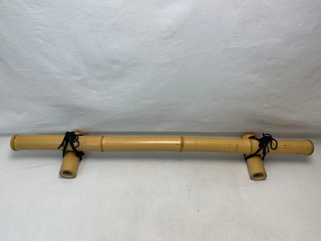 ほぼ未使用 茶道具 白竹 結界 茶室道具 間仕仕切 竹工芸 衝立 和家具 元箱