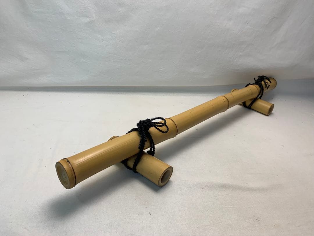 ほぼ未使用 茶道具 白竹 結界 茶室道具 間仕仕切 竹工芸 衝立 和家具 元箱