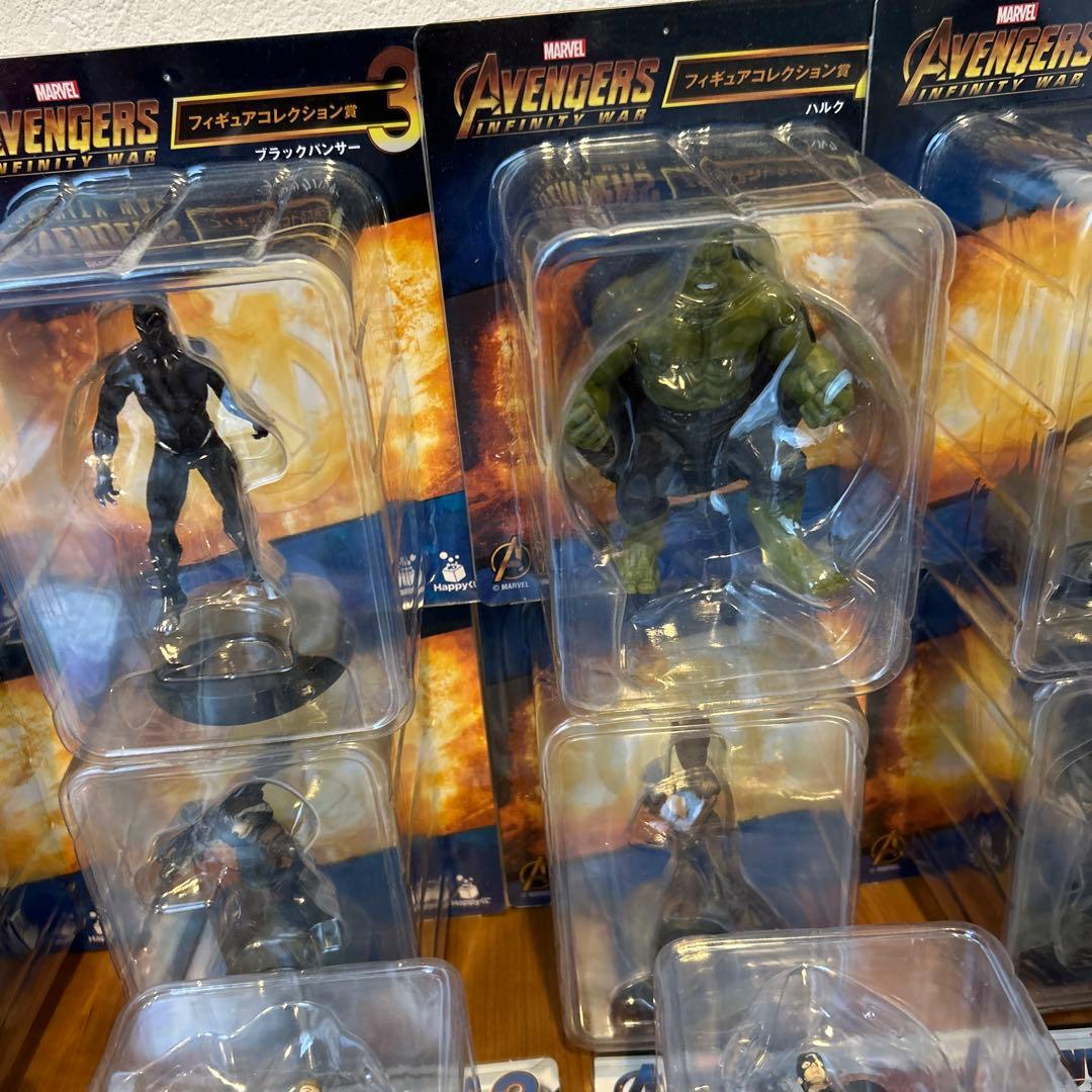 ハッピーくじ アベンジャーズ フィギュアコレクション賞 コンプ