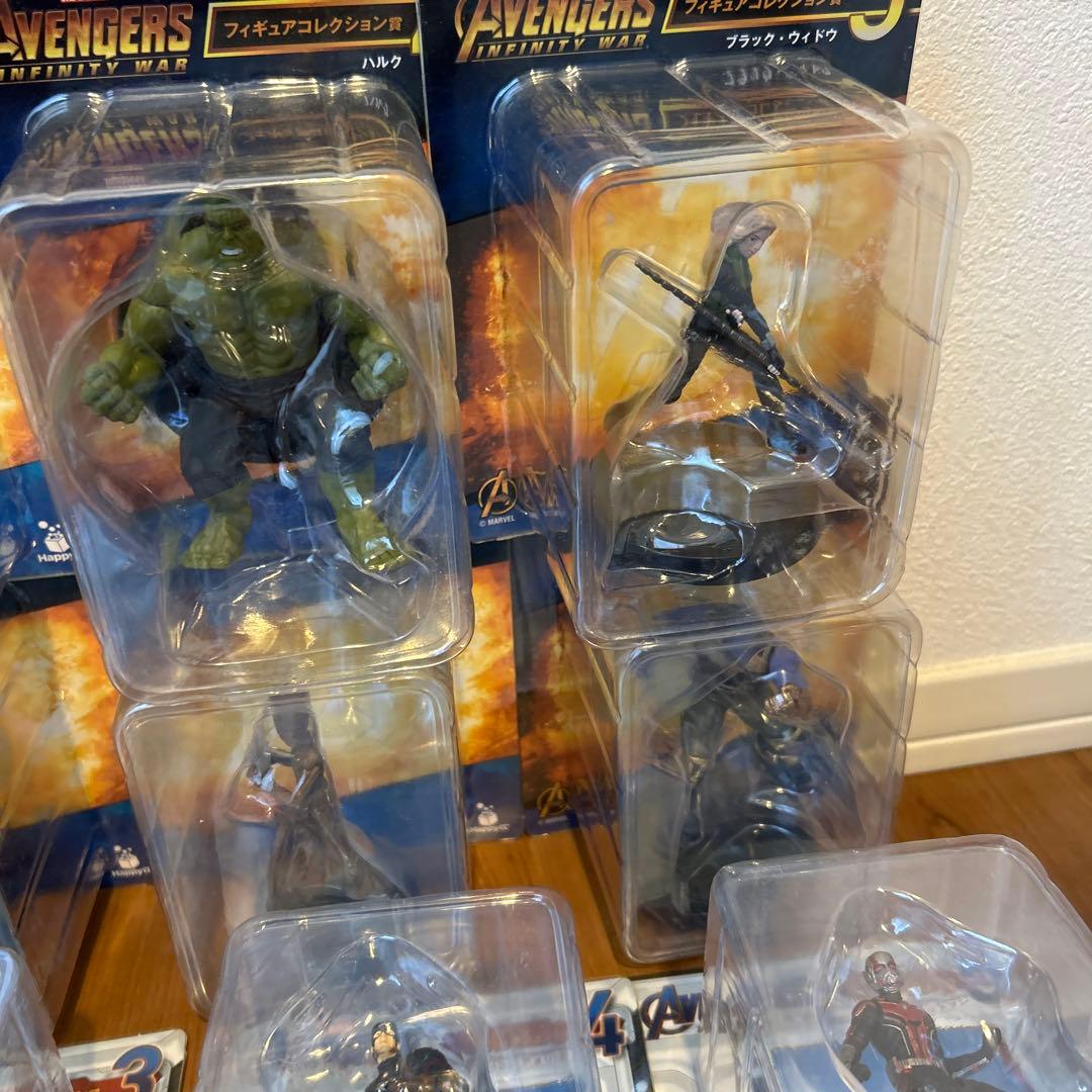 ハッピーくじ アベンジャーズ フィギュアコレクション賞 コンプ