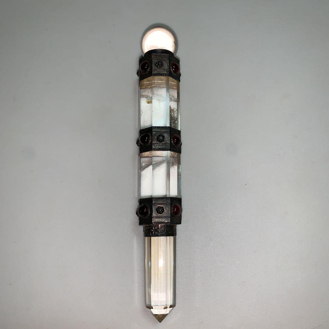 水晶 ヒーリングワンド 魔法の杖 アンティーク