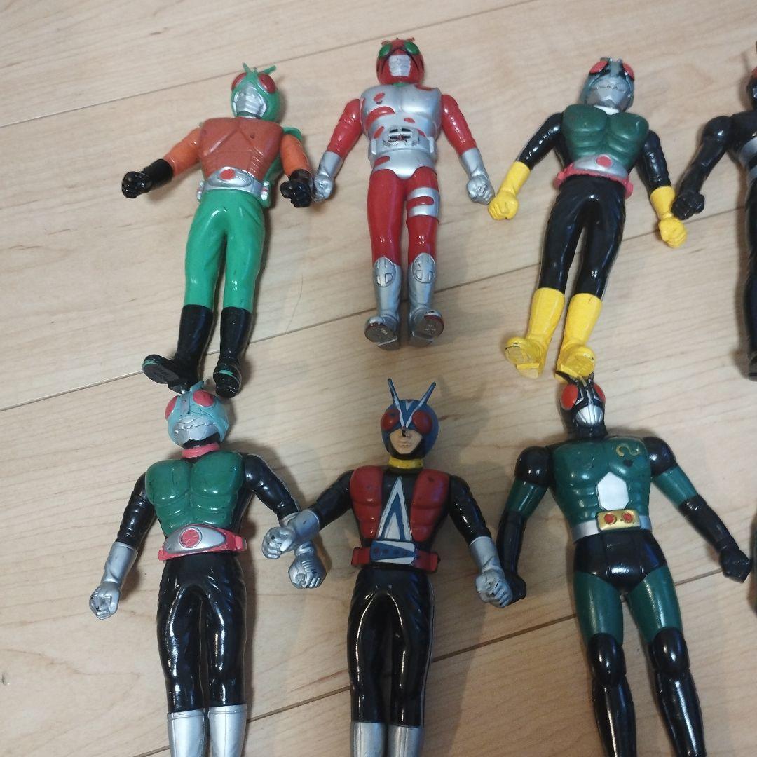 昭和仮面ライダー　平成ライダー　ソフビフィギュア　まとめ売り