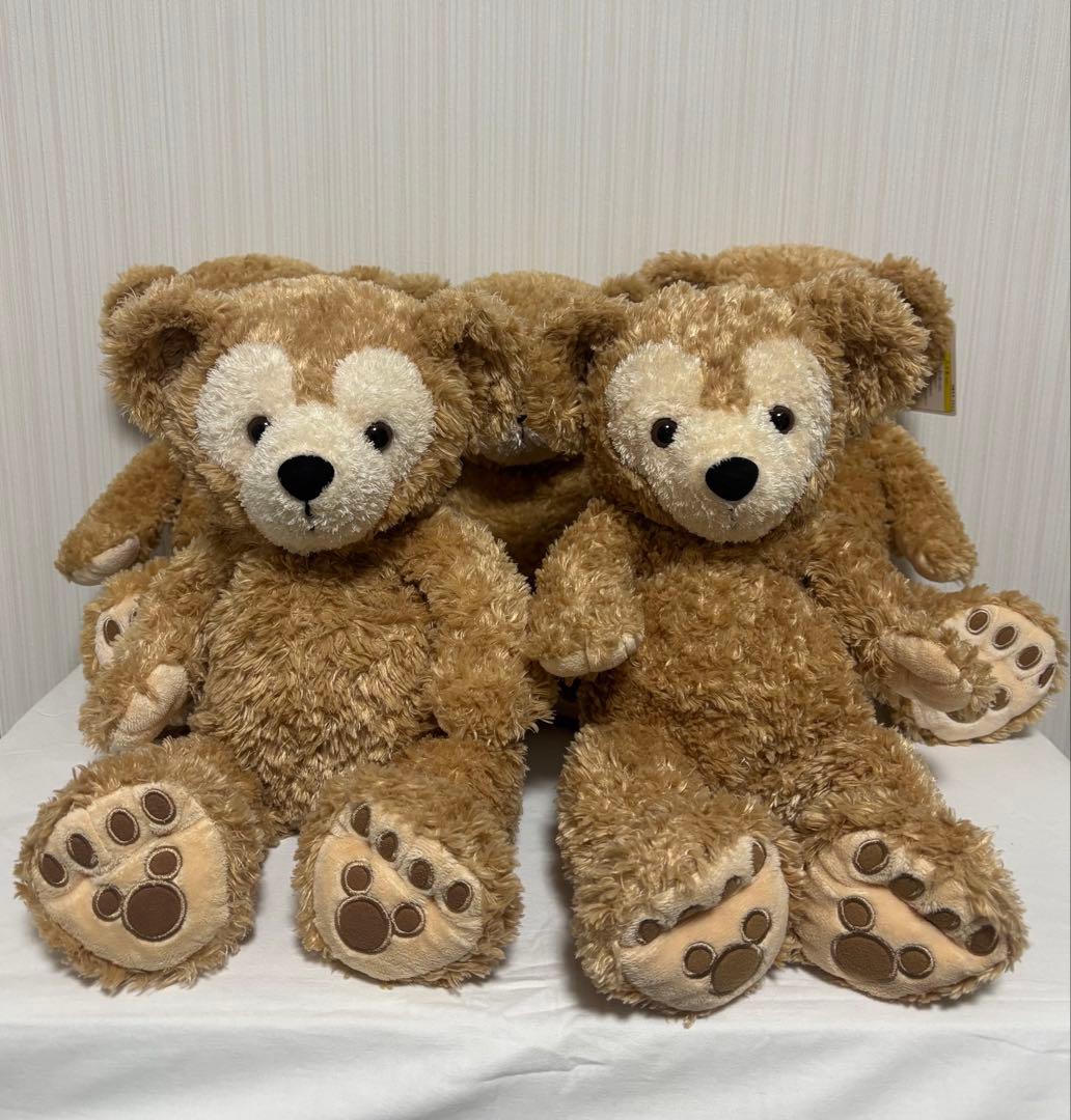 最終値下美品TDS初期白タグチャイナビーズダッフィーSサイズぬいぐるみ5体セット