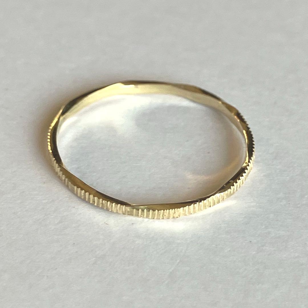 K18 18金　10号　リング　27