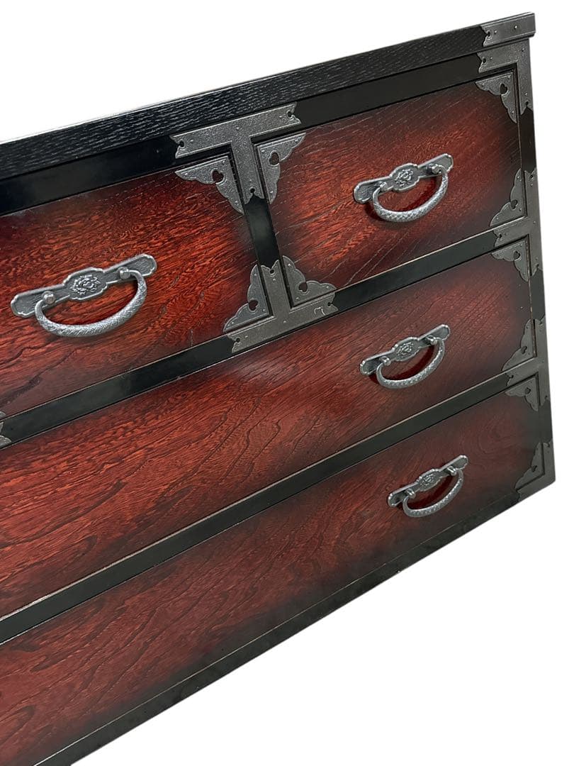 美品　民芸箪笥 和たんす 和風 ローチェスト　7段二部式