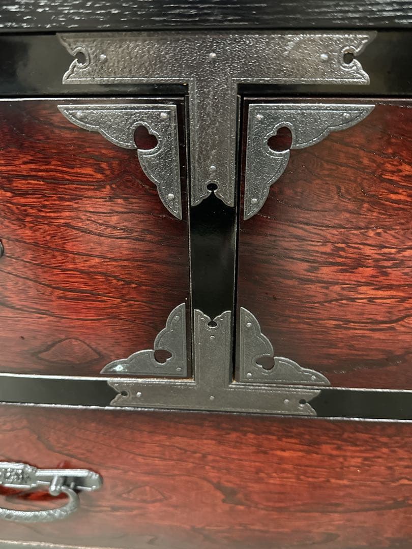 美品　民芸箪笥 和たんす 和風 ローチェスト　7段二部式