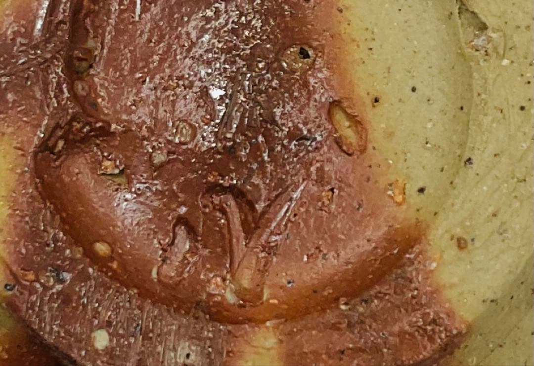 ★★実力人気作家・金重まこと先生　備前焼緋襷ぐい呑　酒呑【506】★★