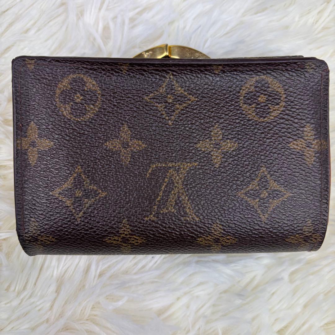 ルイヴィトン モノグラム がま口財布 折り財布 ポルトフォイユ ヴィエノワ