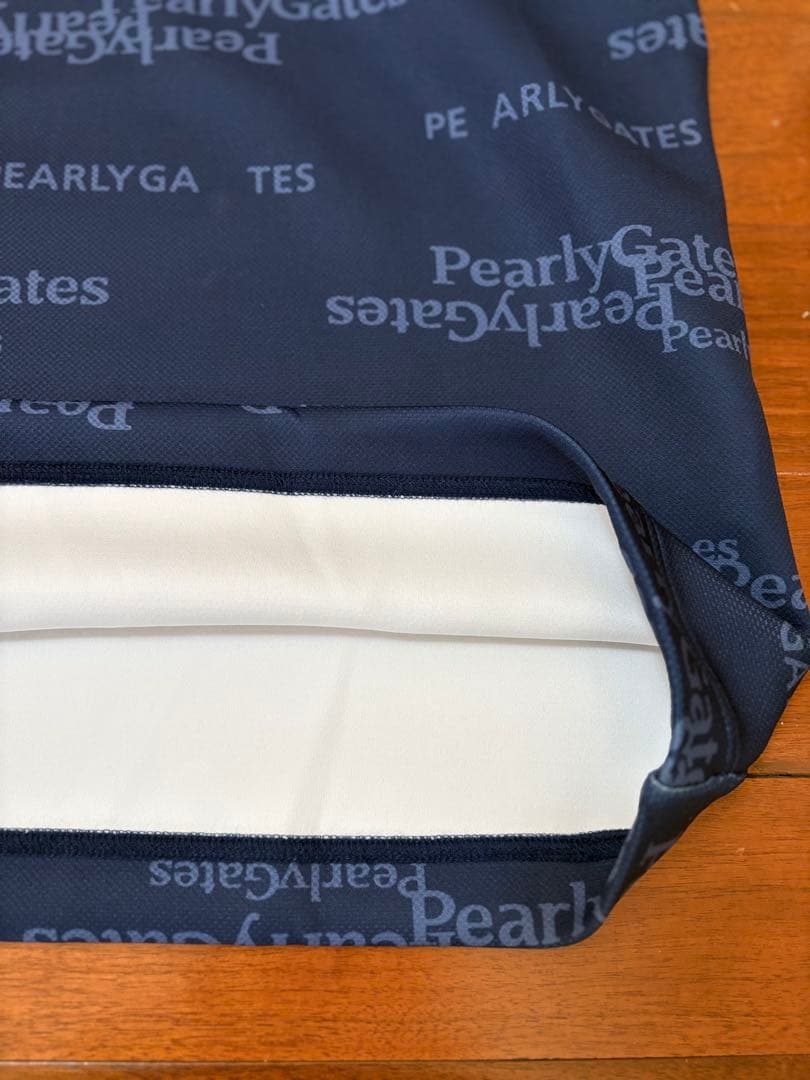 新品　PEARLY GATES ネイビー ロゴシャツ サイズ1