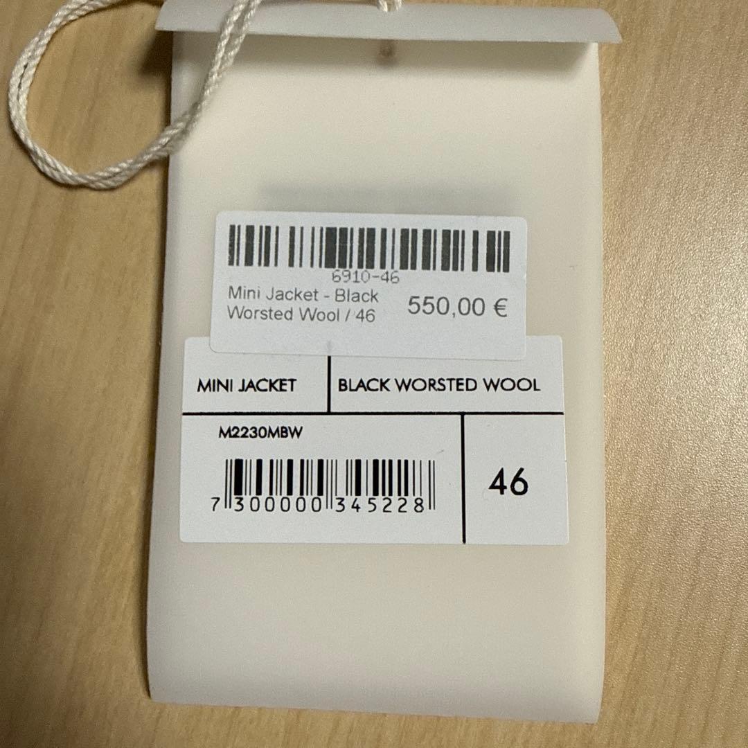 ジャケット・アウター OUR LEGACY MINI JACKET 46 BLACK