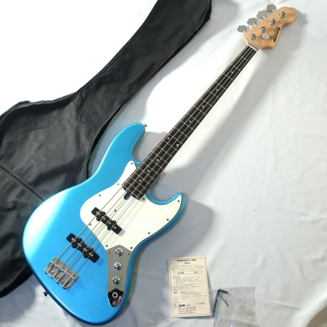 Bacchus BJB-300R エレキベース ブルー ケース付
