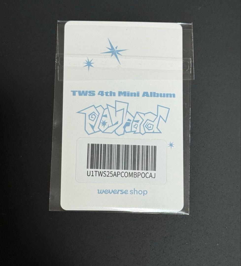 公式 TWS weverse comeback live 特典 シニュ 2枚