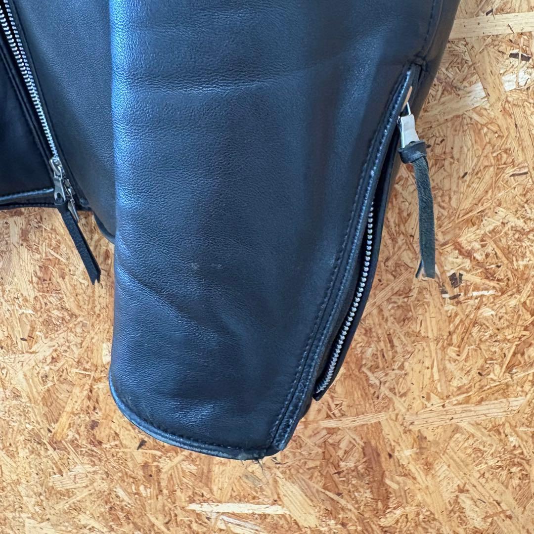け*☆様 ナノユニバース　ライダースジャケット レザー シングルライダース XL