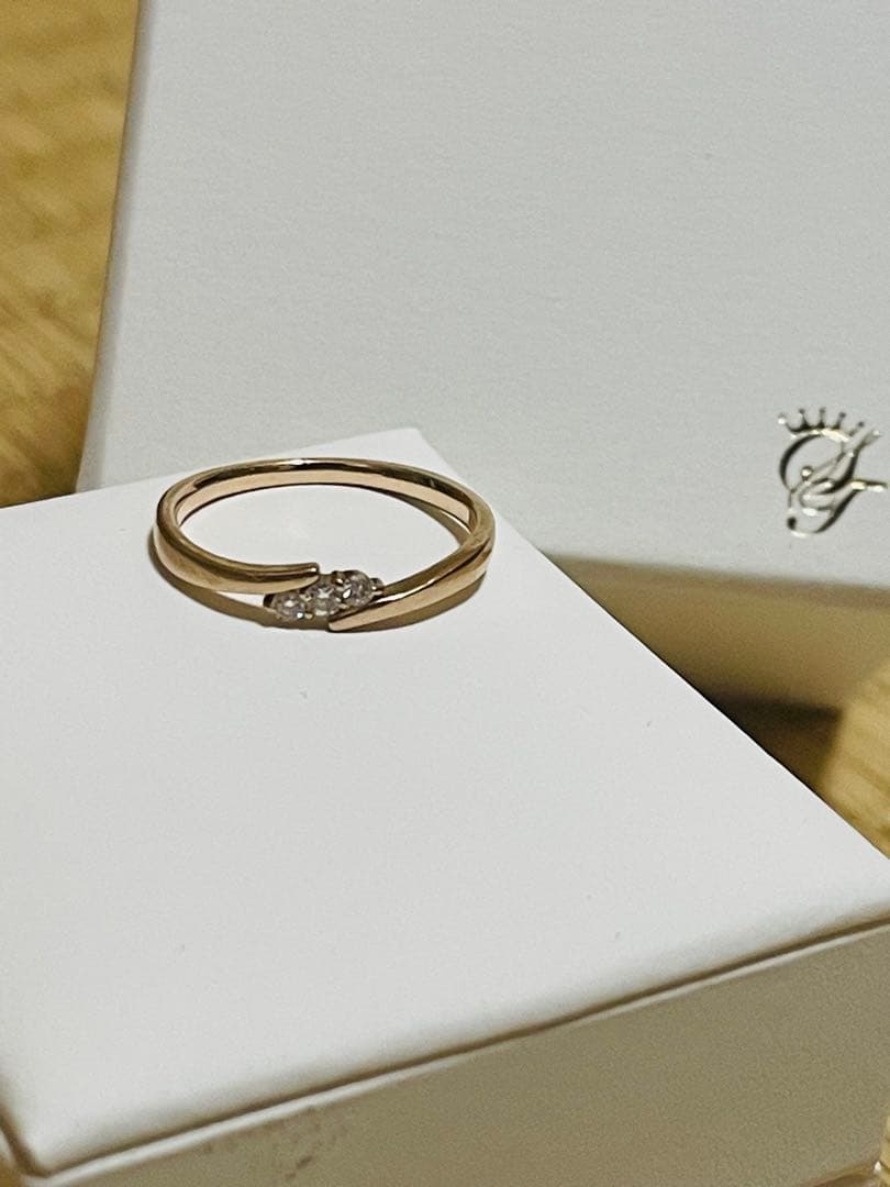 Samantha Tiara ダイヤ K18ピンクゴールド 9号 リング 指輪