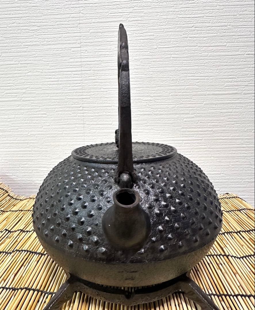 未使用、保管品　南部成龍堂鋳　及川光正　斎峰造　宝珠形馬蹄鉉　父ちゃん様売約済み