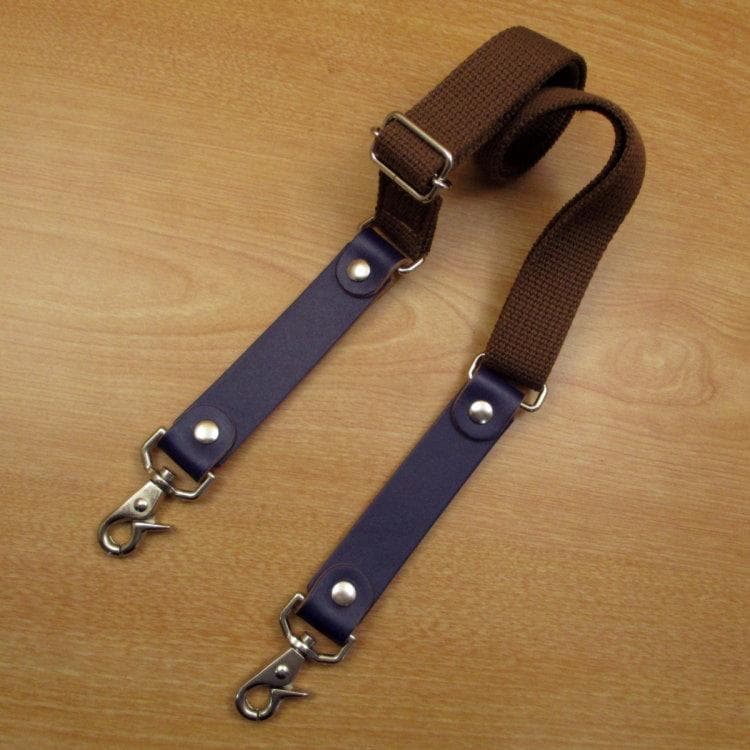 ネイビー　６丁差し　本革　シザーケース　SCA-150/CNA