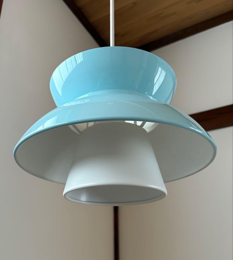 ルイスポールセン　ドゥー•ワップ　水色　美品　東芝LED電球付