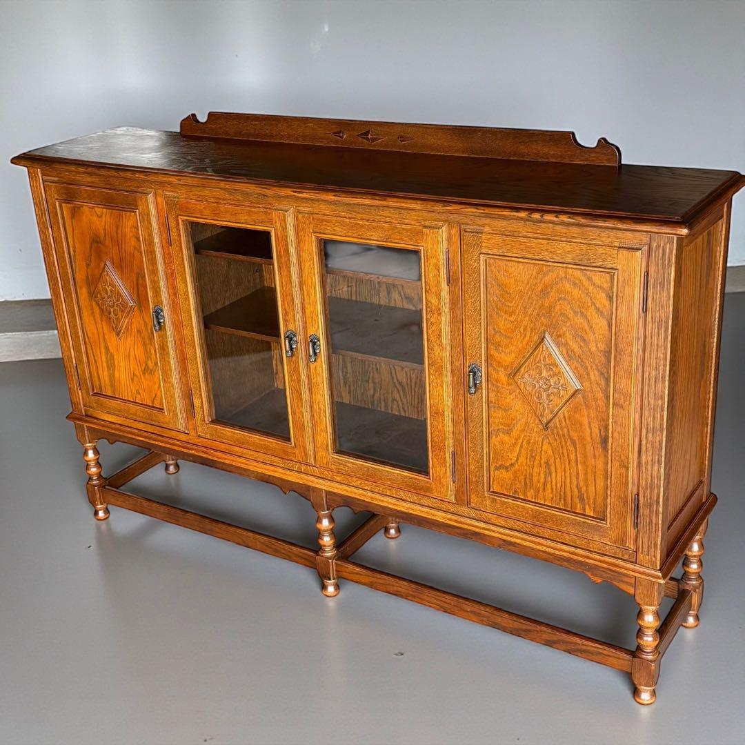 HR880 【希少】三越 Brugge ブルージュオーク無垢 サイドボード