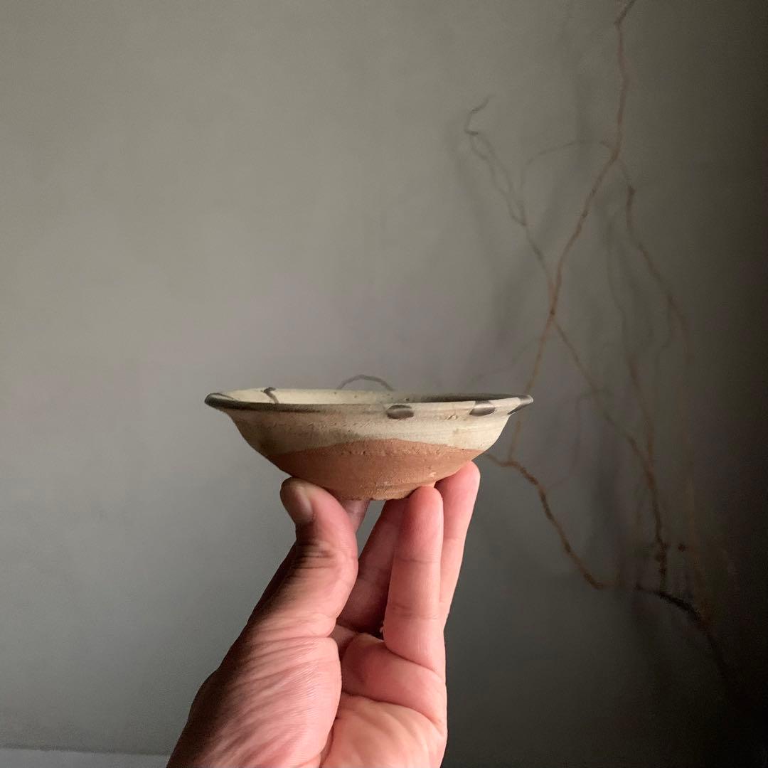 古唐津 平盃 古美術 酒器 古道具 アンティーク 唐津焼