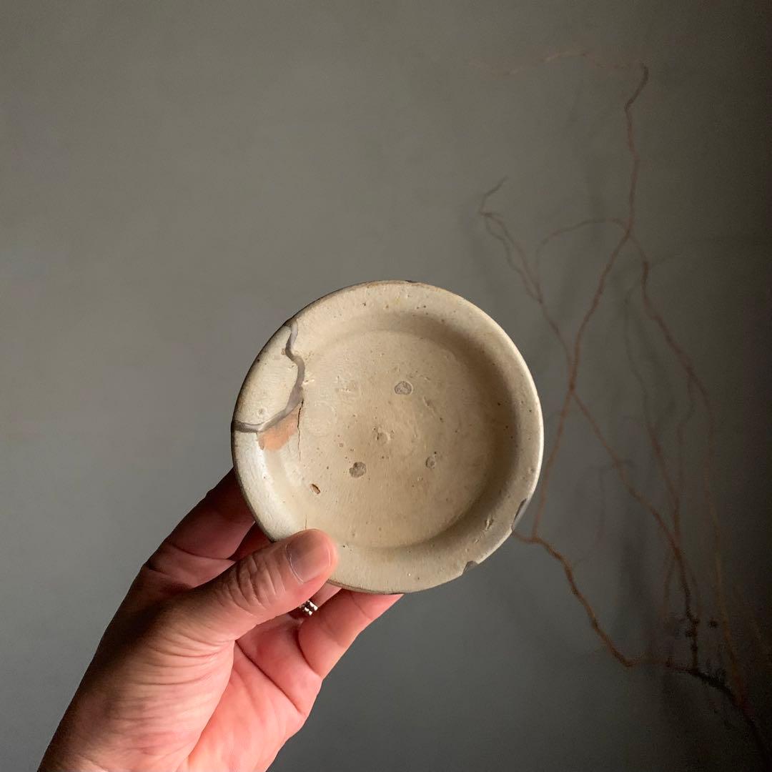 古唐津 平盃 古美術 酒器 古道具 アンティーク 唐津焼