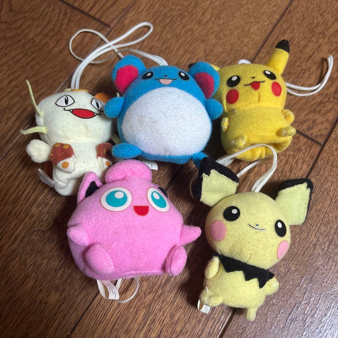 【激レア 2001年】 ポケモン ぬいぐるみ・マスコット 5体セット　指人形