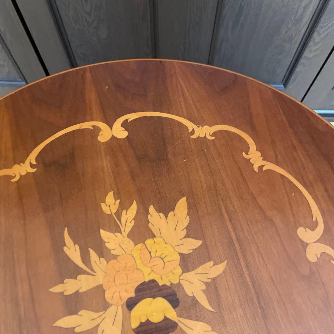 ①【条件あり】イタリア製　アンティーク　ダイニングテーブル