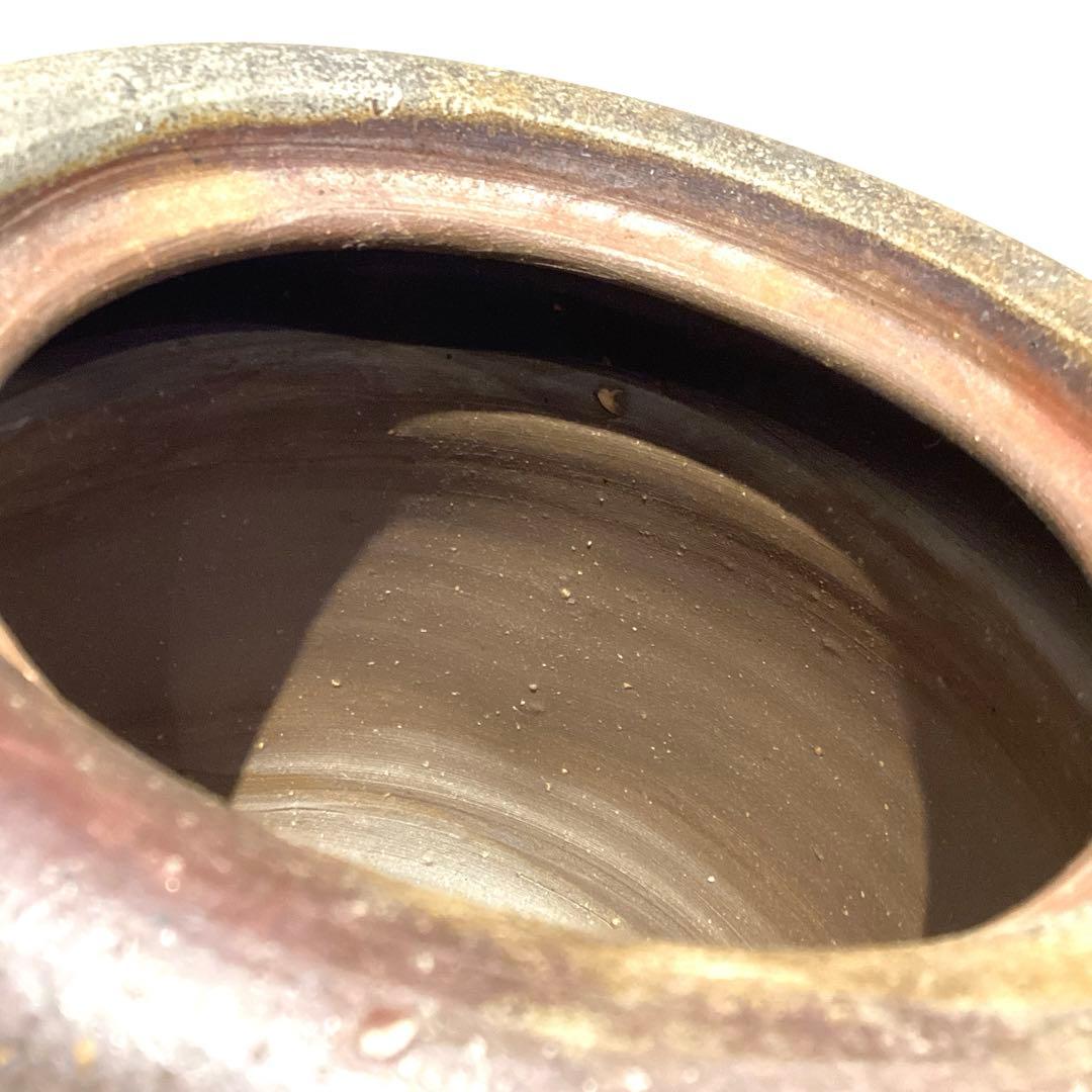 伊勢崎満作　備前水指