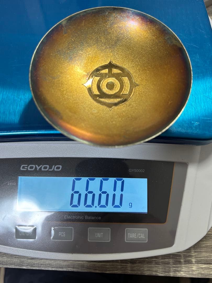純銀製盃95.4g！純銀刻印有り！鋳つぶし用に！