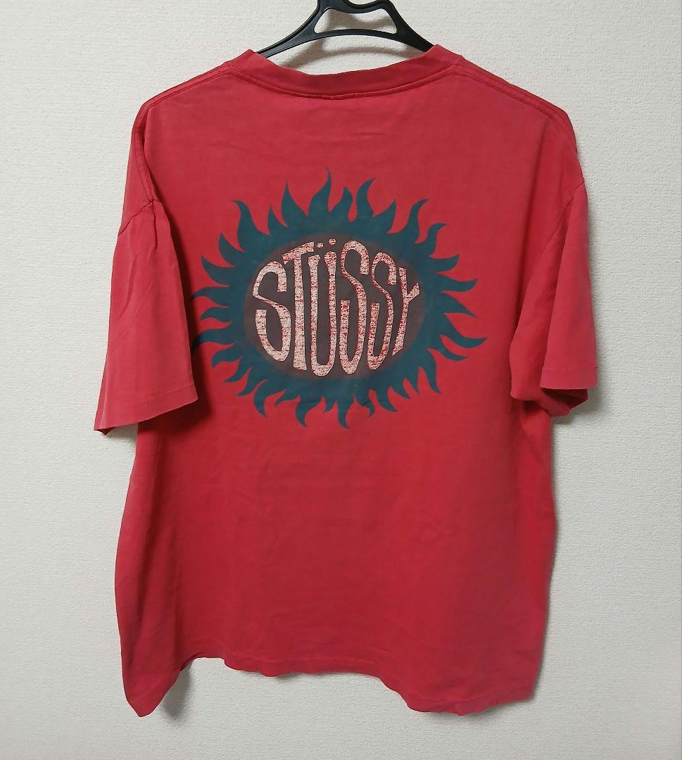 80s STUSSY XL Tシャツ 黒タグ Old Stussy USA製