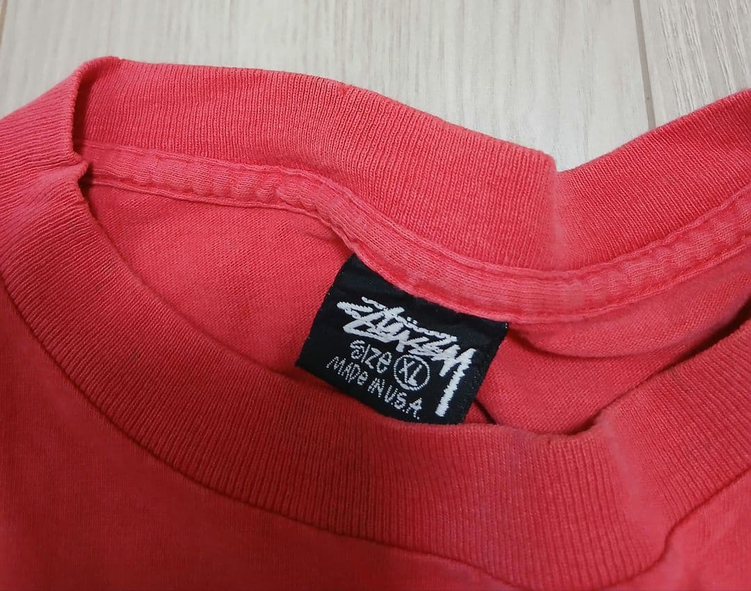 80s STUSSY XL Tシャツ 黒タグ Old Stussy USA製