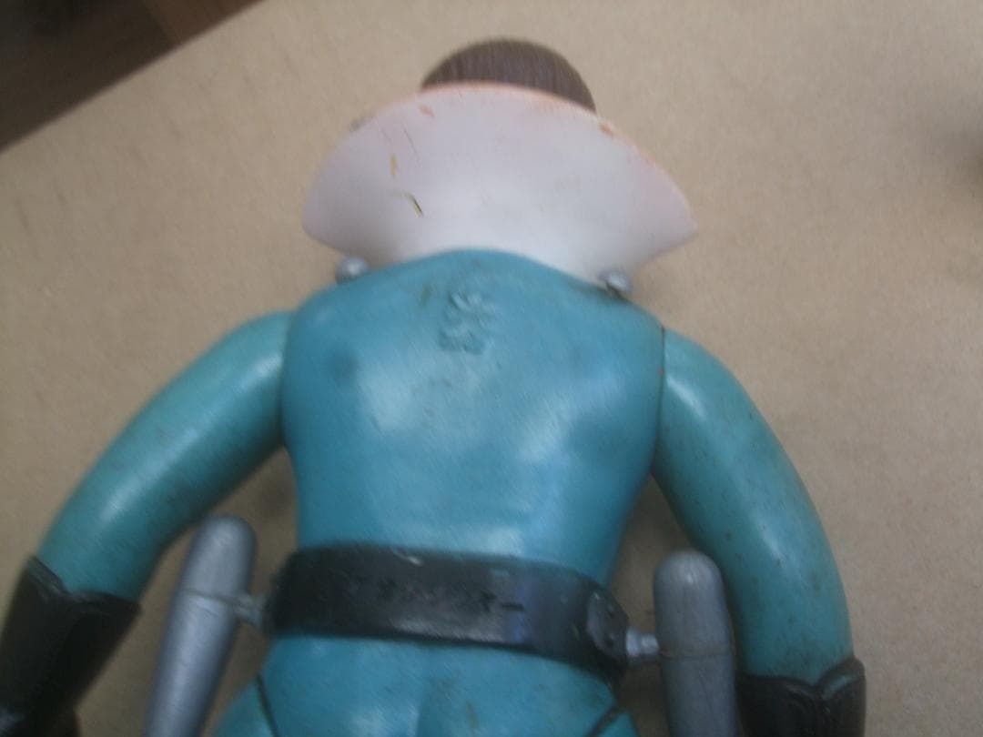 当時物★アオレンジャー★ソフビ・バンダイ