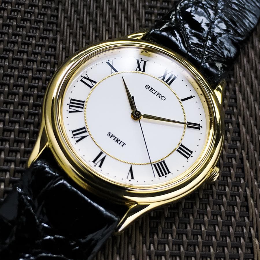 希少品 腕時計 セイコー スイープ運針 ローマ数字文字盤 美品