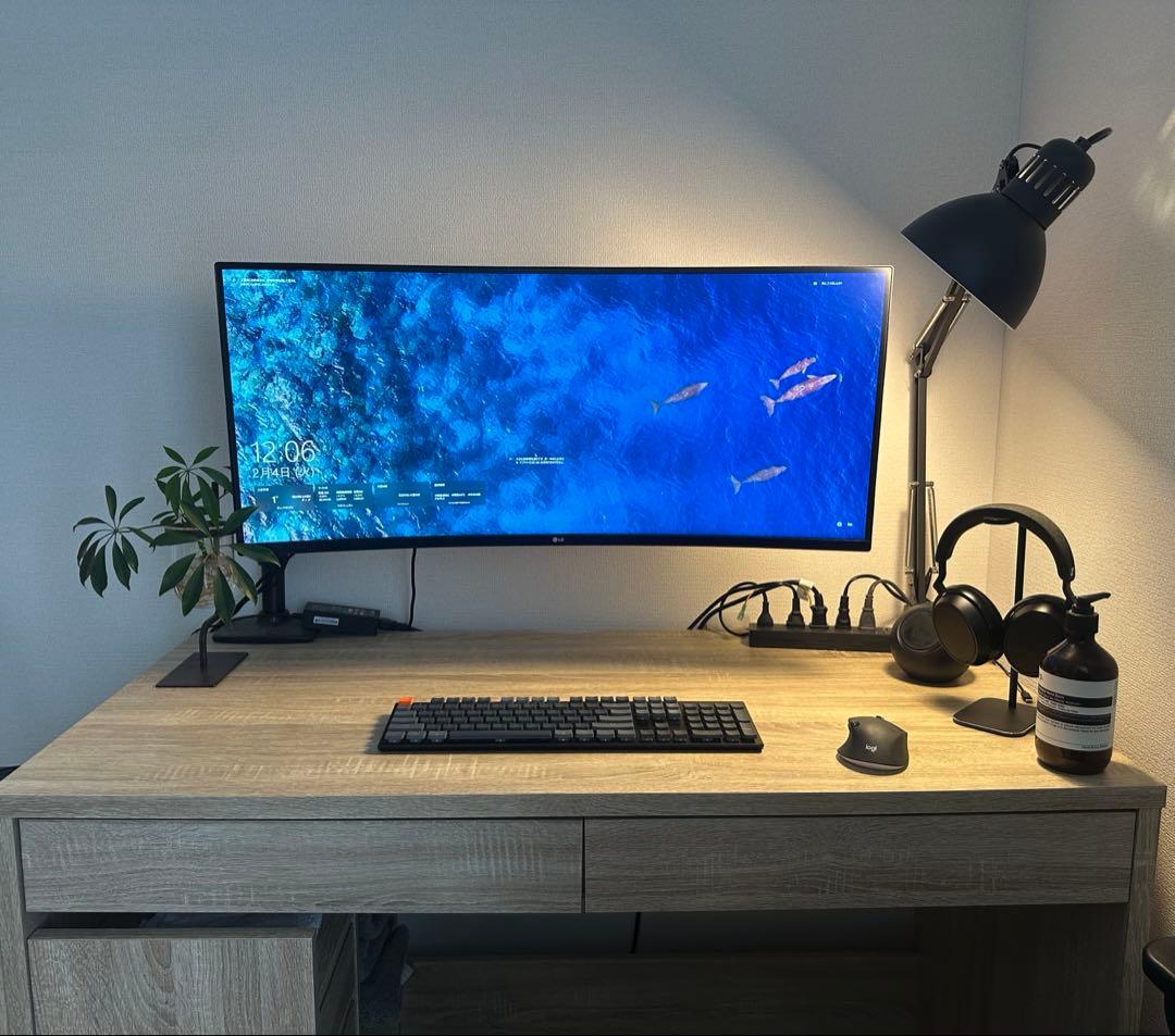 120cmh幅　PCデスク　ロウヤ　3点セット