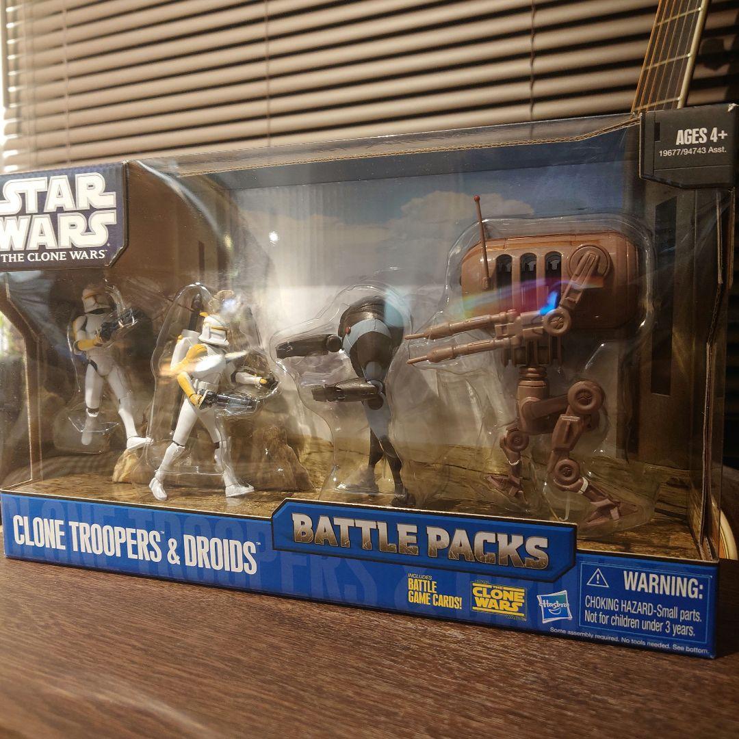 スターウォーズ クローンウォーズ　フィギュア バトルパック 日本未発売品