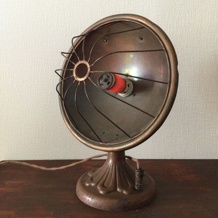 【1月限定価格】超珍品　昭和レトロ　松下電器反射式電気ストーブ1号機　稼働品