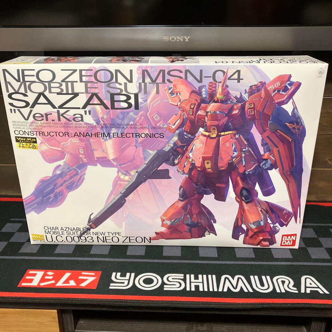 プレミアムデカール付属 バンダイ MG サザビー Ver.Ka 1/100