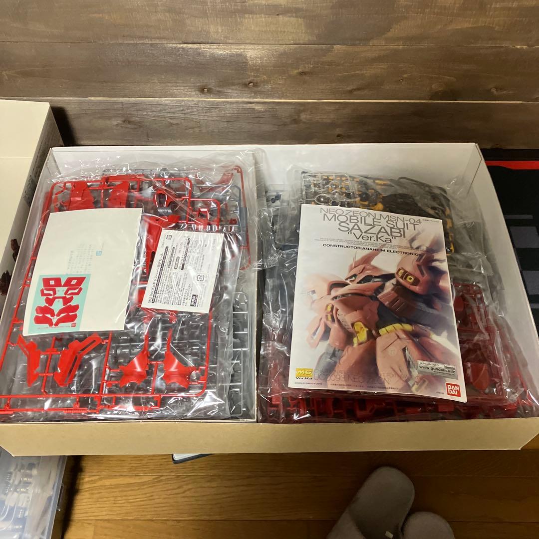 プレミアムデカール付属 バンダイ MG サザビー Ver.Ka 1/100