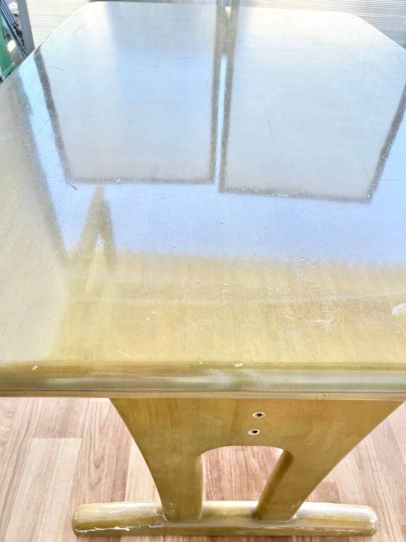 587 マルニ木工　棚付きダイニングテーブル　北欧 ナチュラル 木製 120 b