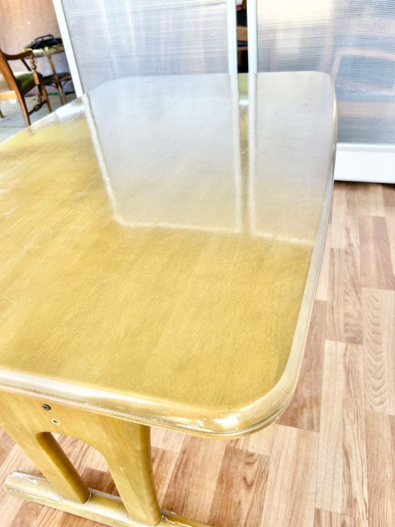 587 マルニ木工　棚付きダイニングテーブル　北欧 ナチュラル 木製 120 b