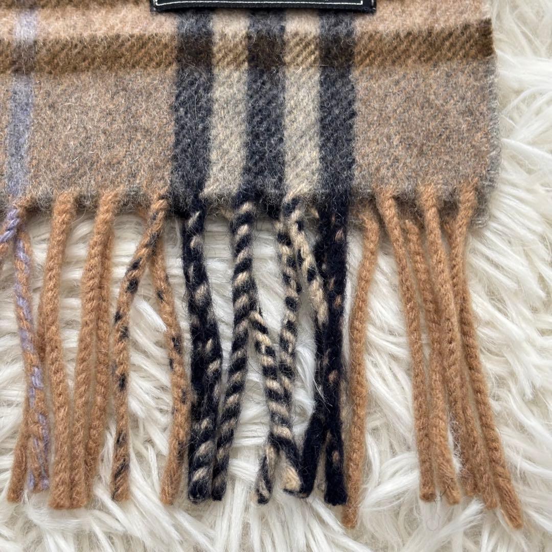 Burberrys バーバリーズ ノバチェック カシミヤ100 マフラー 英国製