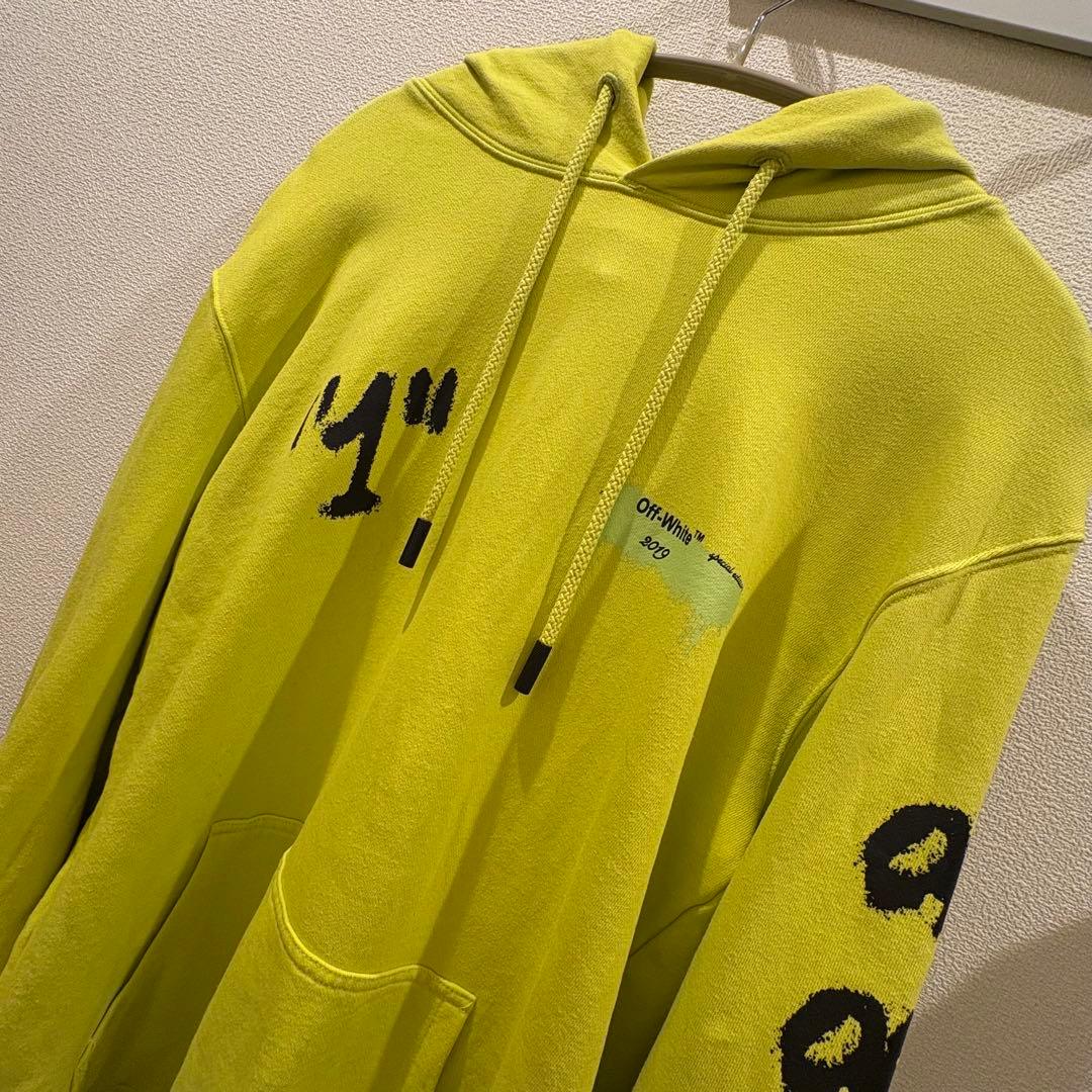 Off-White オフホワイト パーカー イエロー