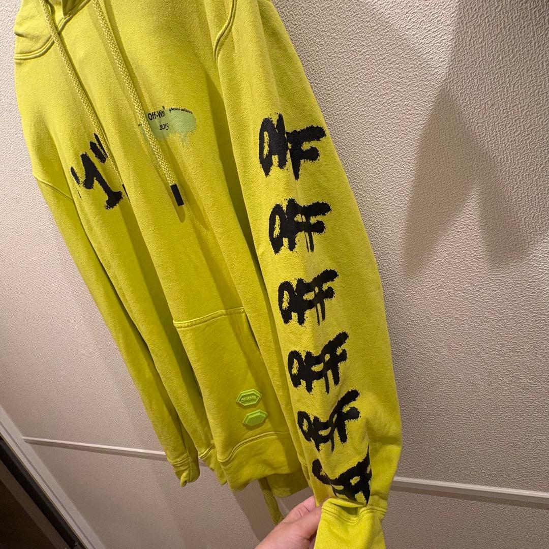 Off-White オフホワイト パーカー イエロー
