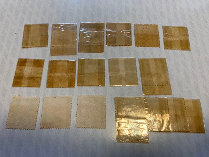 文化人　切手　　※3枚使用済