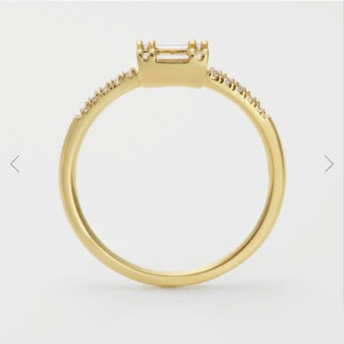 K18YGダイヤモンドリング