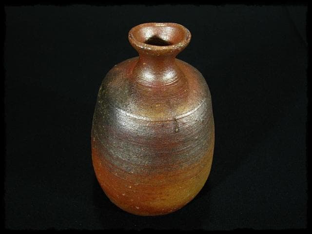 金重 晃介 備前 徳利 茶道具 懐石 酒器 父陶陽 兄道明 b963